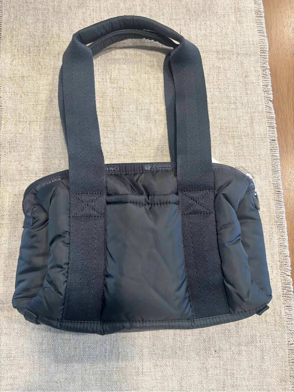 LeSportsac Zucca Tuttie Gunmetal Sheen Mini Tote Bag